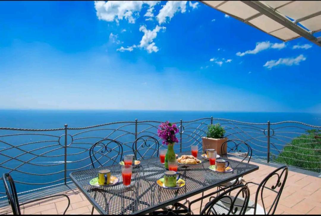 Casa L'Incanto In Amalfi Coast Con Terrazza Vista Mare Furore Buitenkant foto